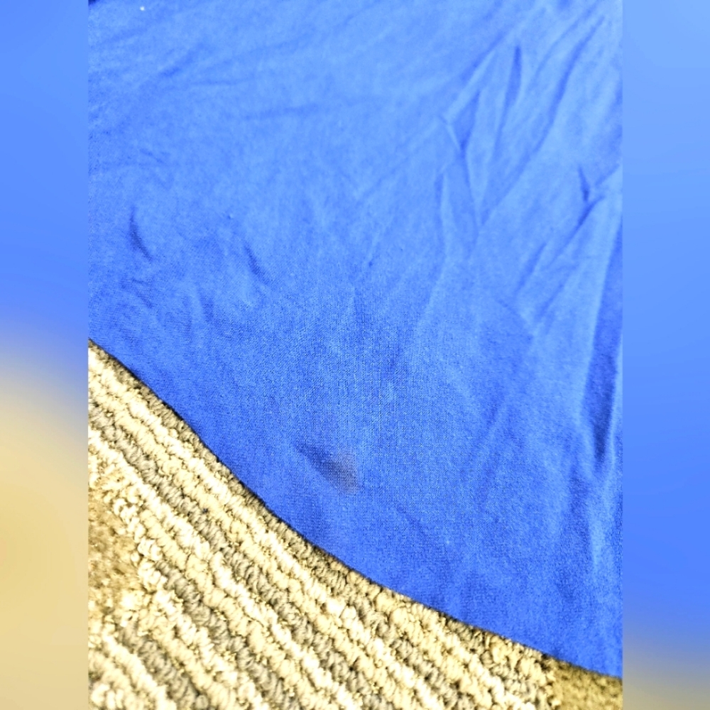 Royal Blue Maxi Wrap Dress-Custom Cut & Sewn - Picture 10 of 16